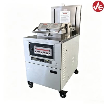 Auto Lift 8-koppige elektrische kip-drukfriteuse